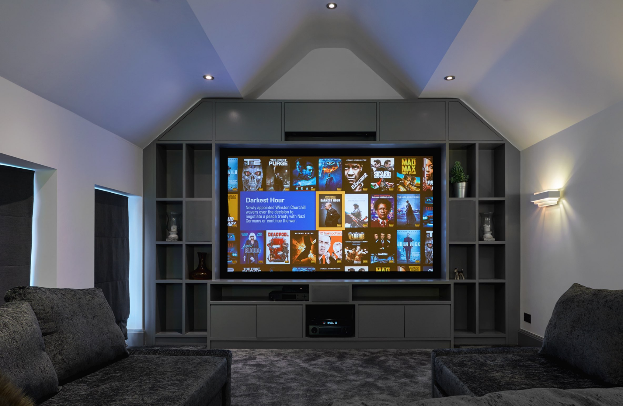 immersive movie nights wall media