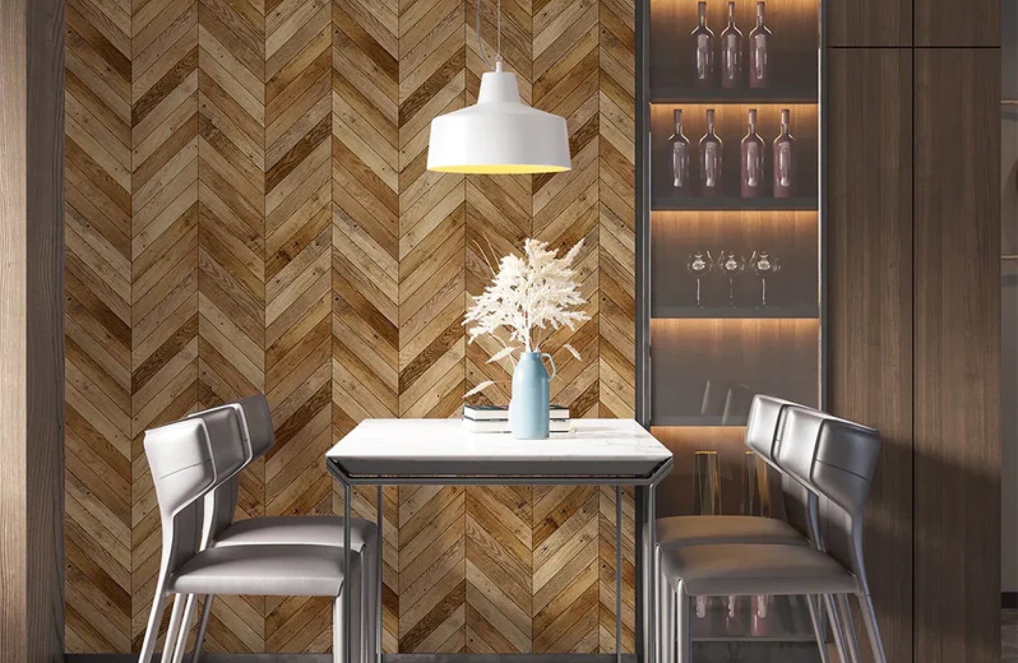 wood panel makeover ideas