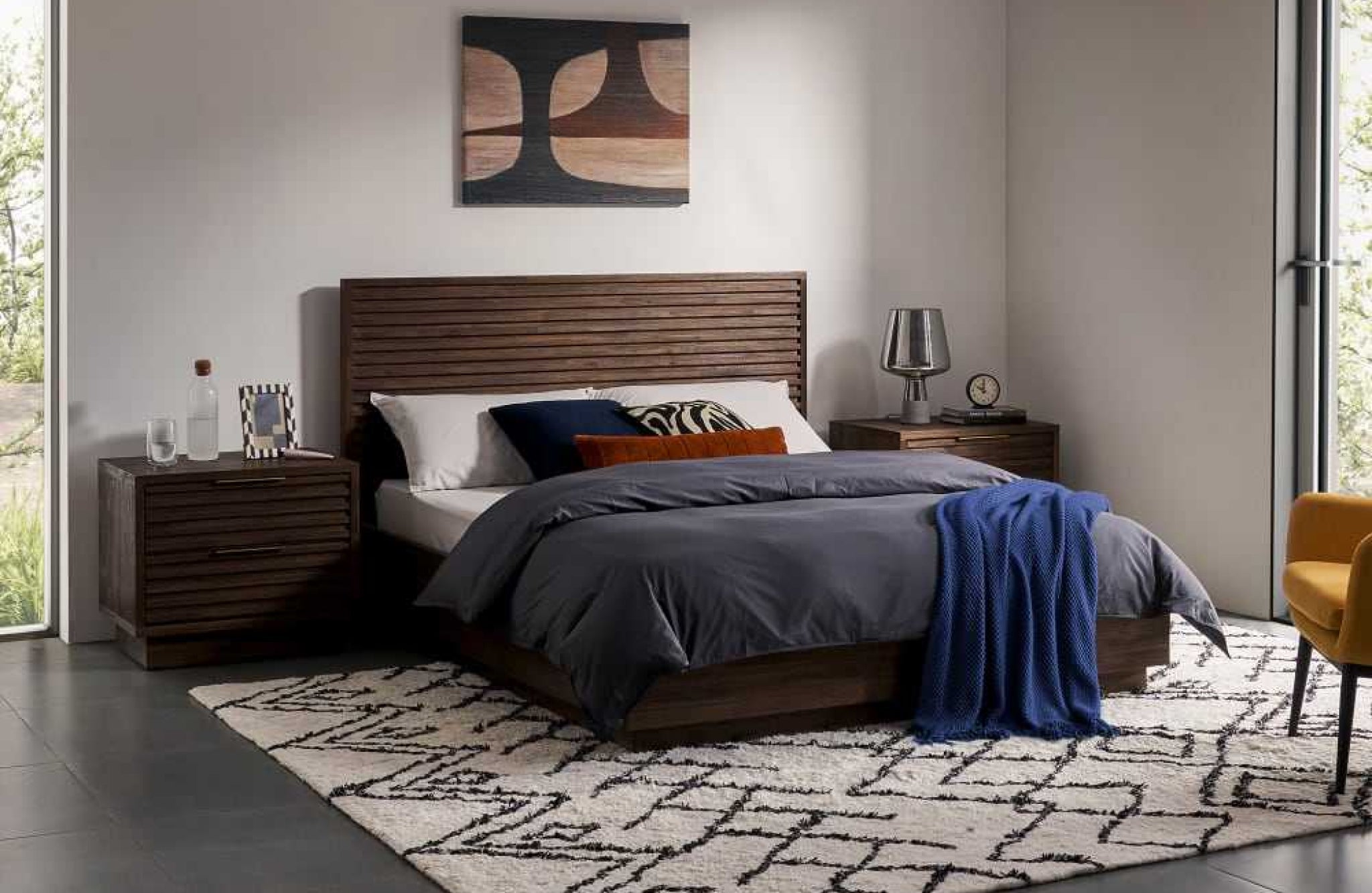 dark wood bedroom furniture decor ideas