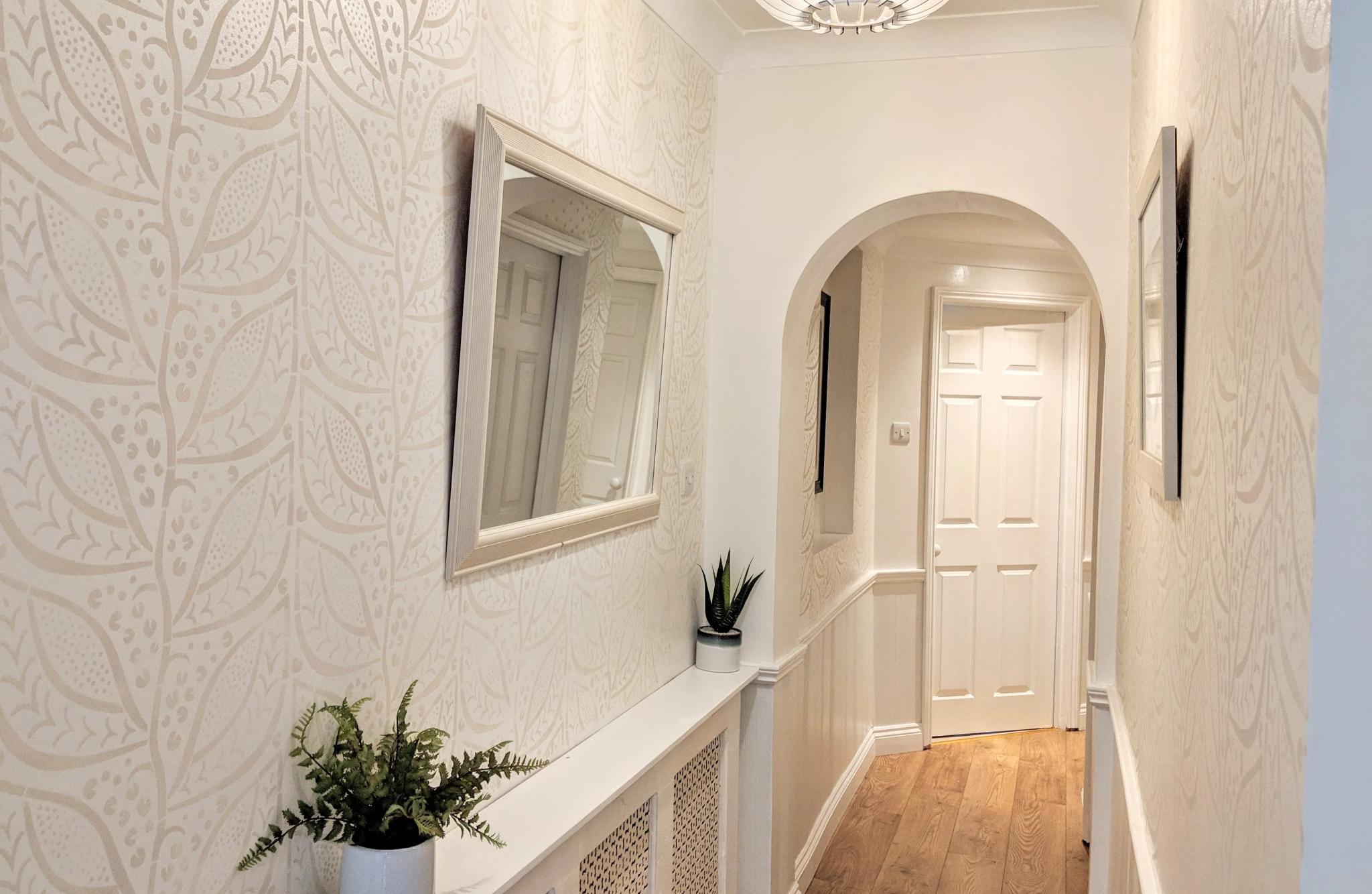 hallway painting ideas with Stencils
