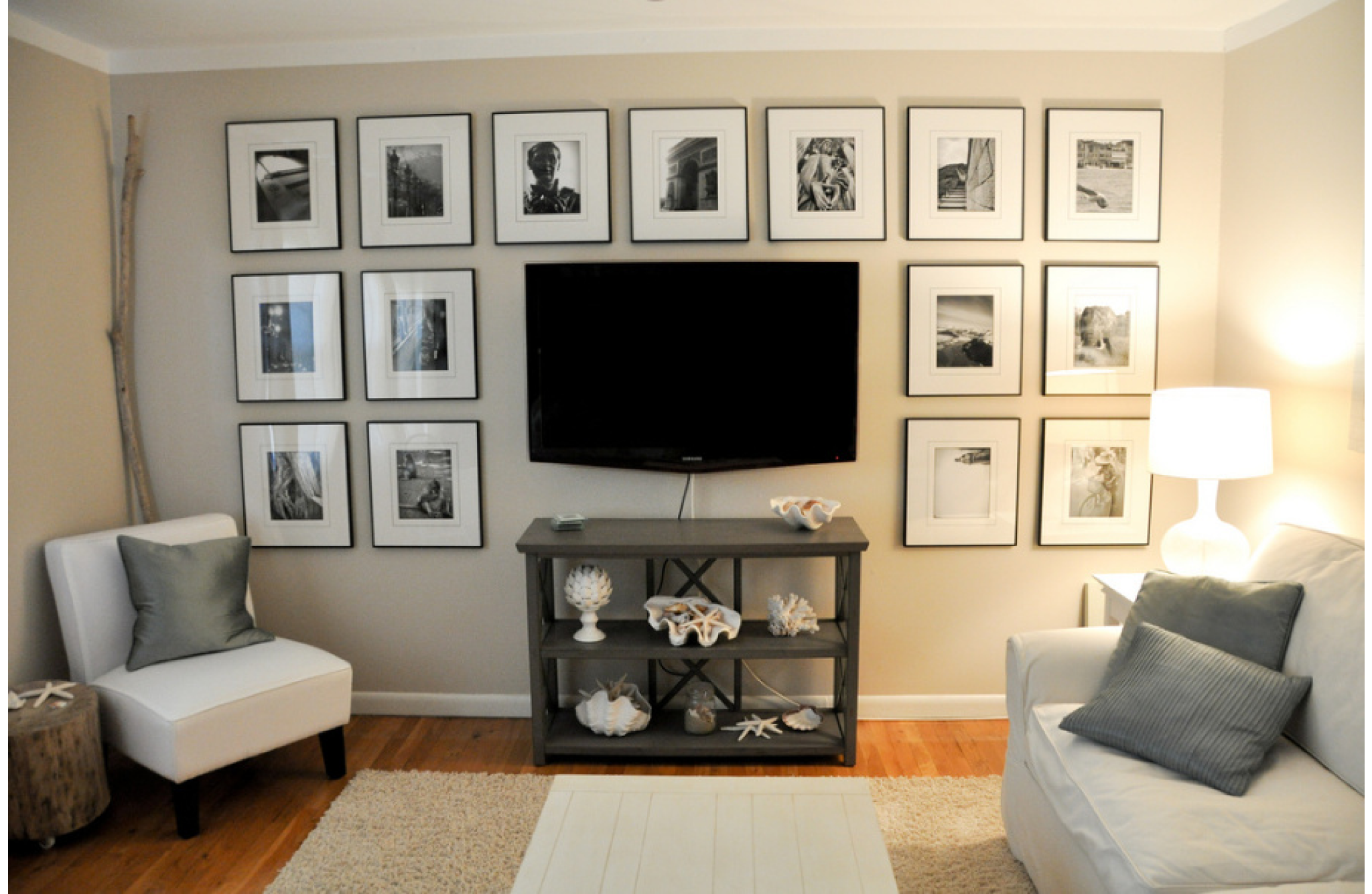 a gallery-worthy media walls