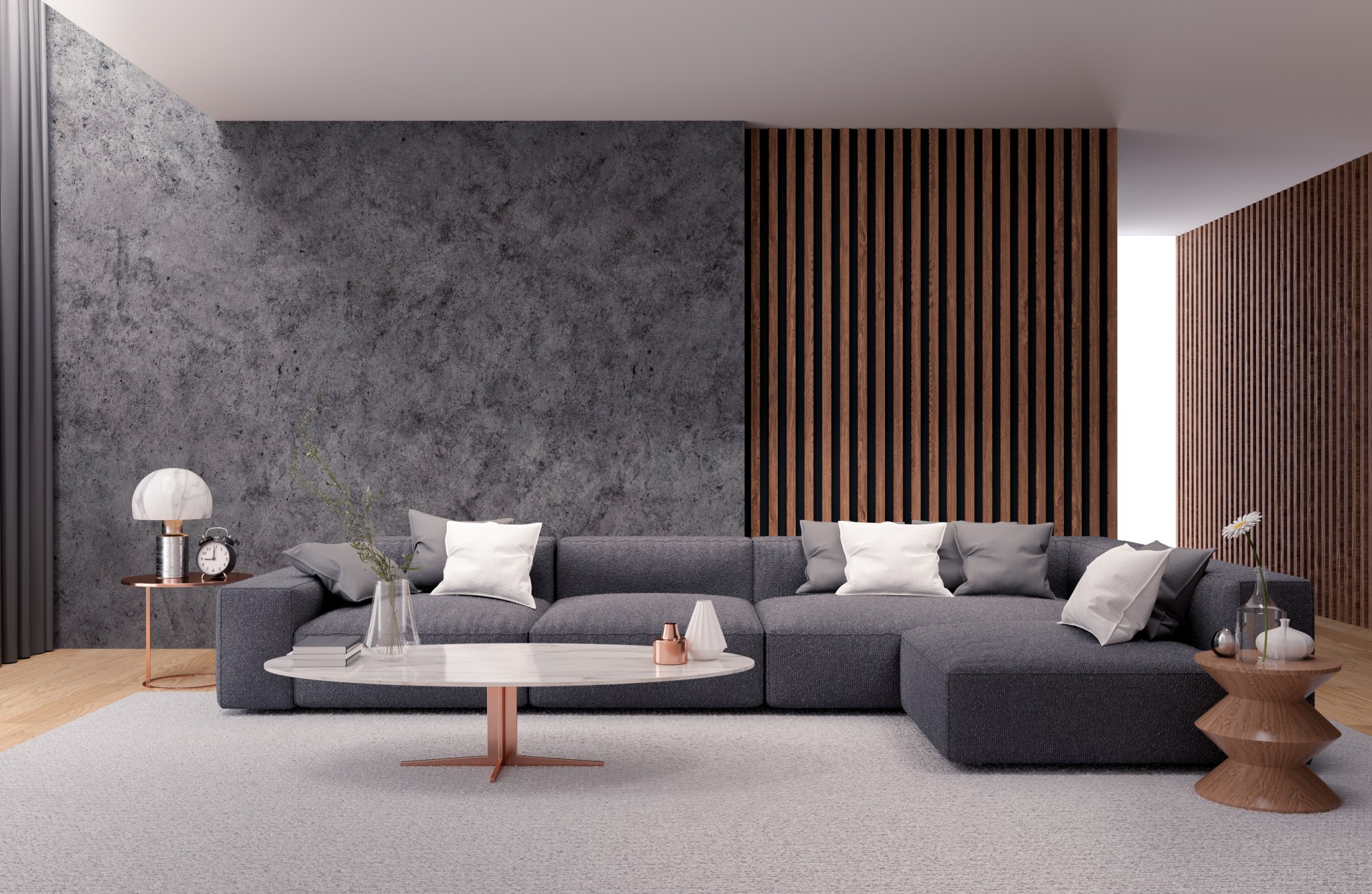 Colors That Go With Golden Oak Wood"Colors That Go With Golden Oak Wood: Deep grays