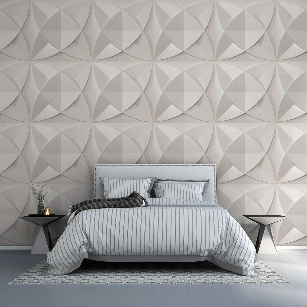 Flower Circle 3D PVC Wall Panel