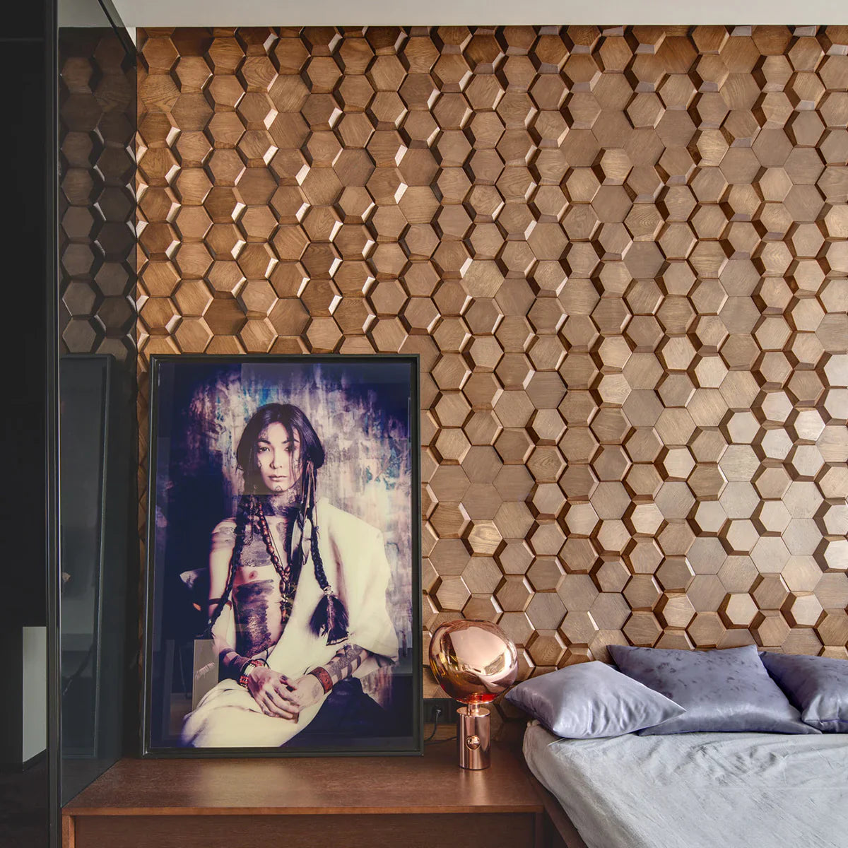 Walnut Wood Wall Panel