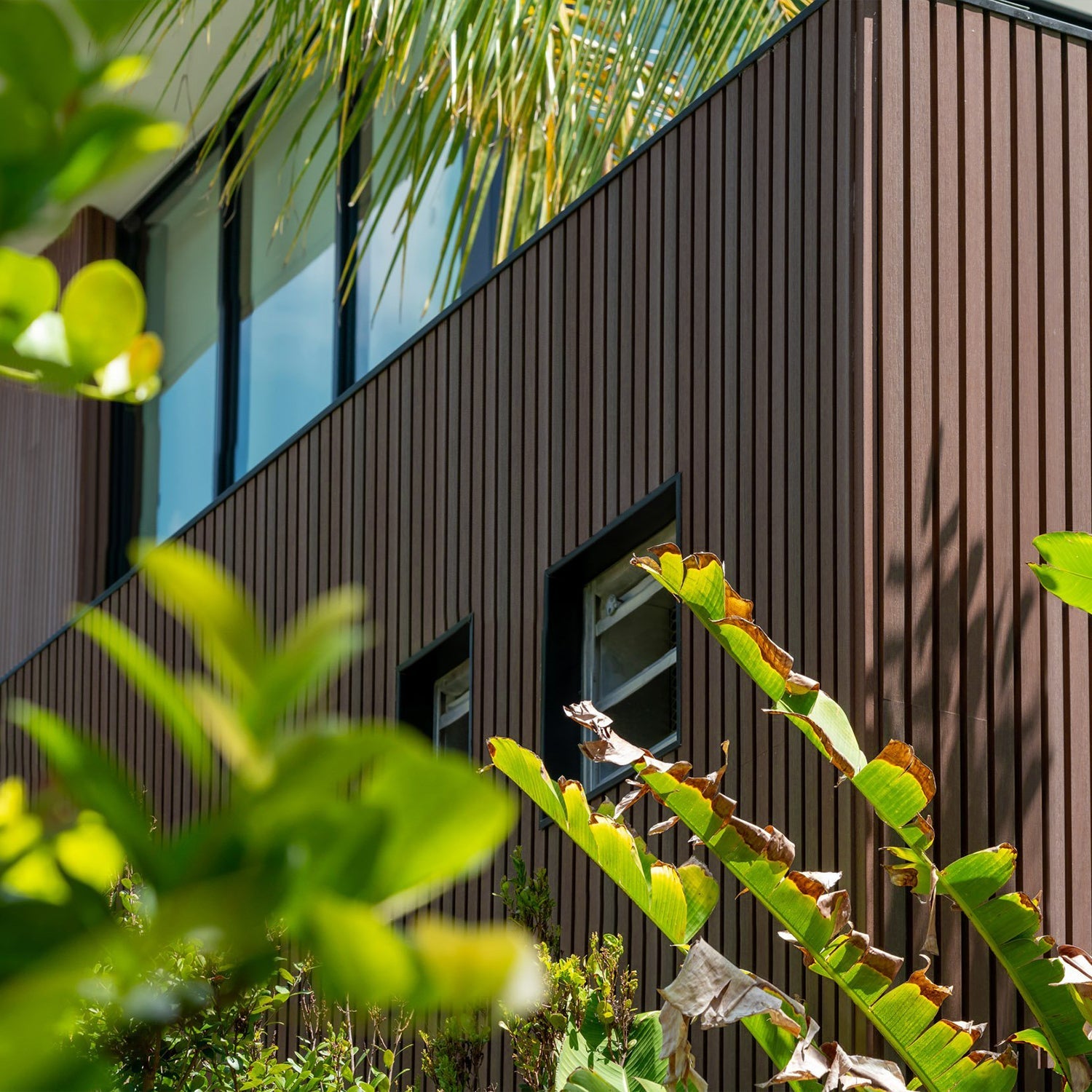 outdoor natural oak wood walls panel