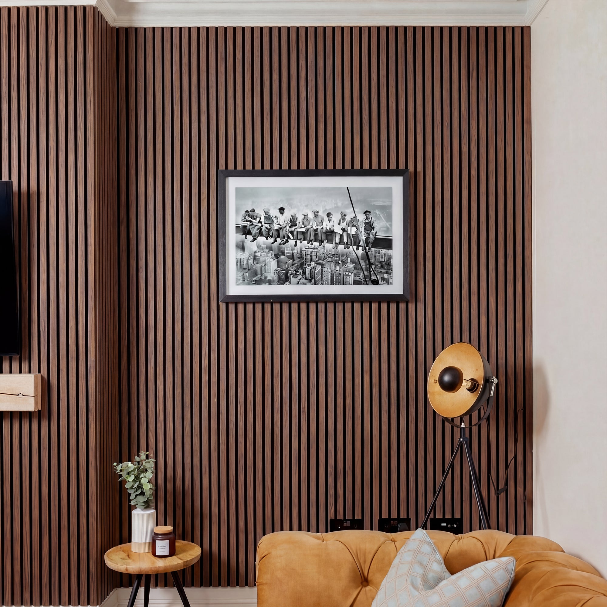 American Acoustic Slat Wood Wall Panels - Oak - View 29