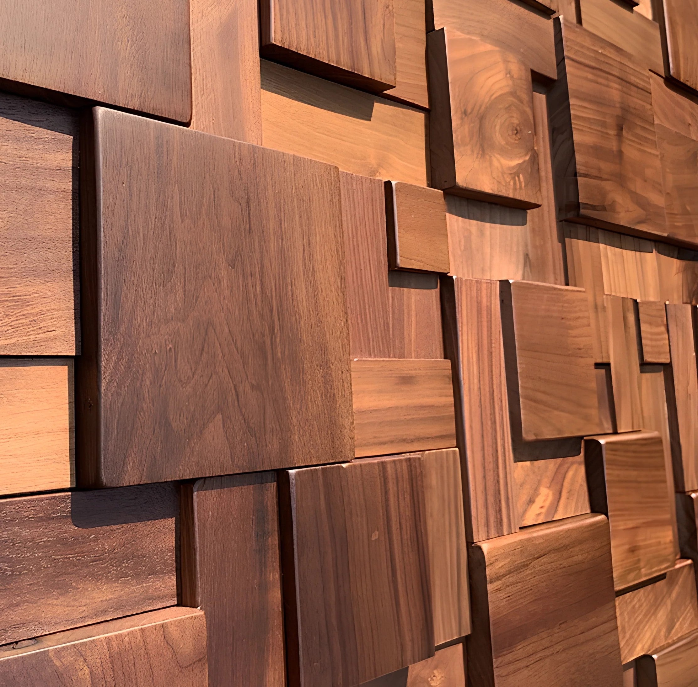 AlignPro Walnut Wood Wall Panel - Insulated Wall Panels