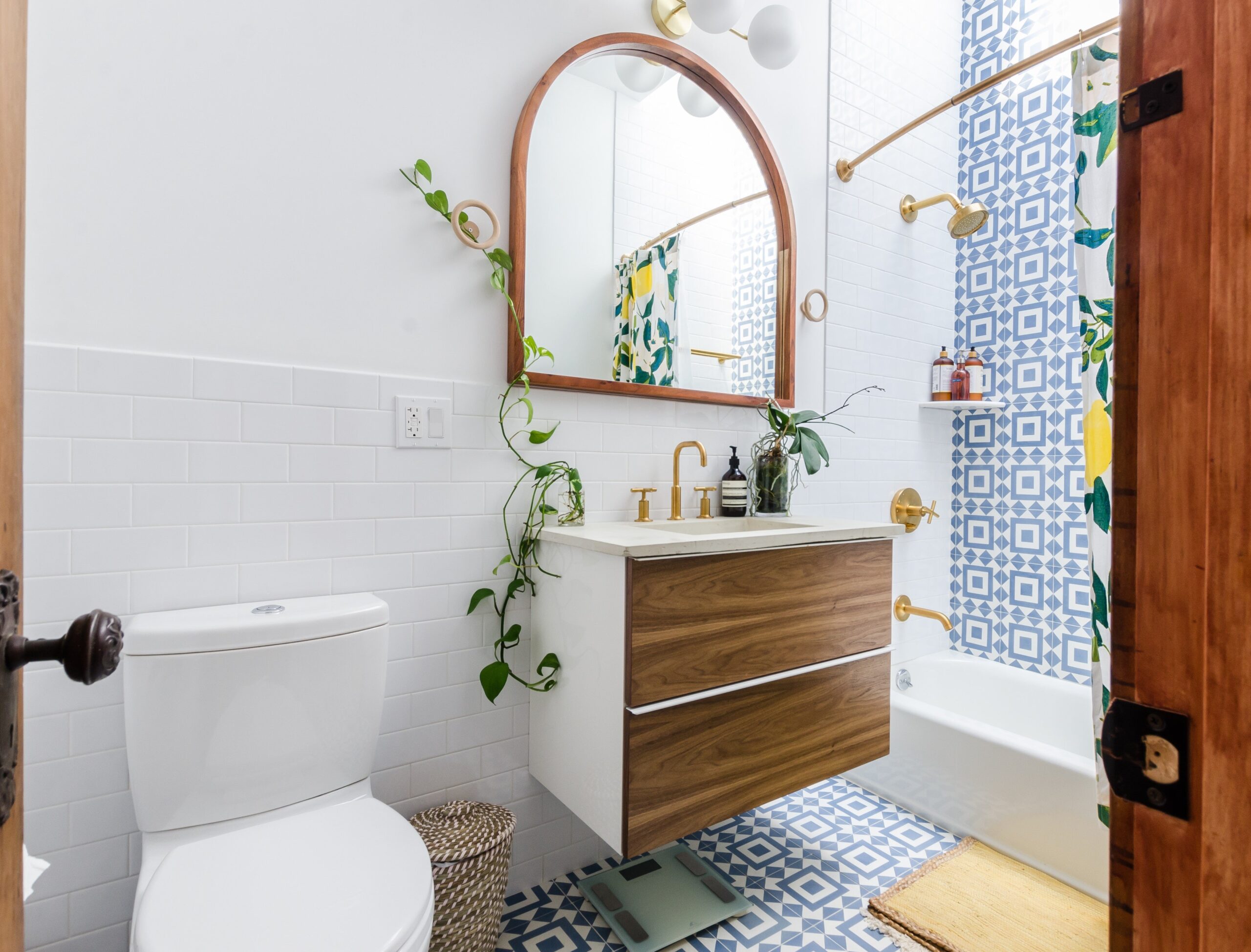 Decorative bathroom wall panels
