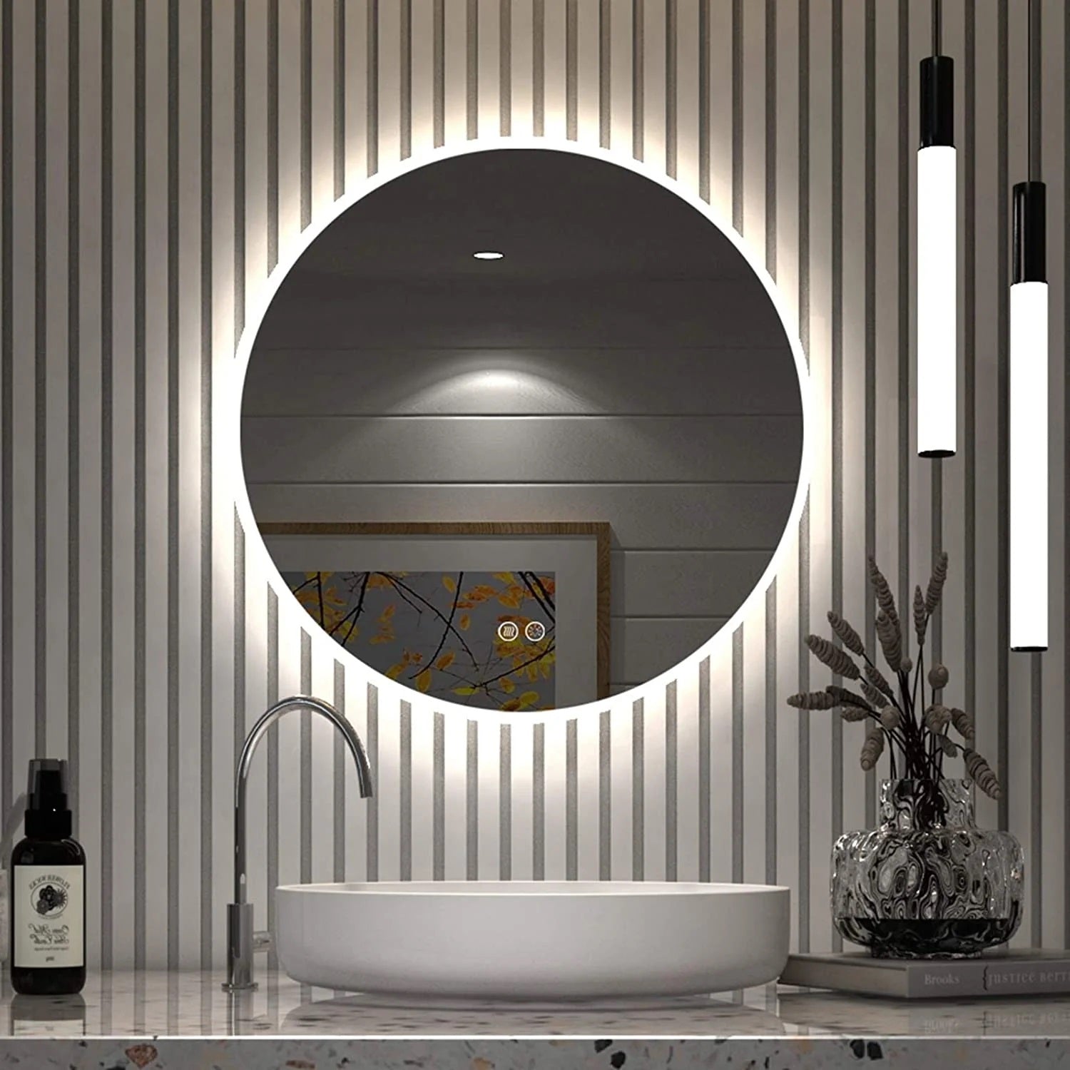 round bathroom mirrors