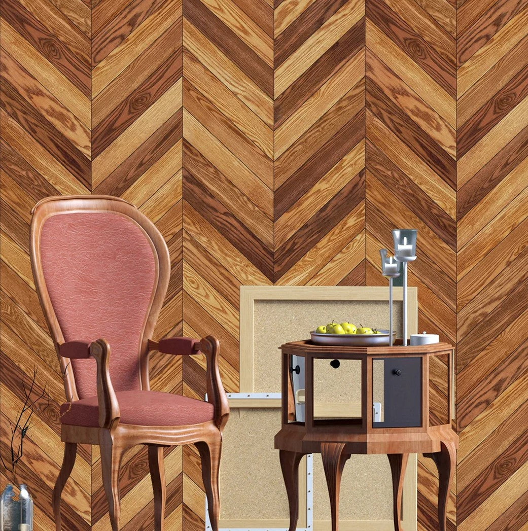 Triangular Mosaic Wood Wall Panel