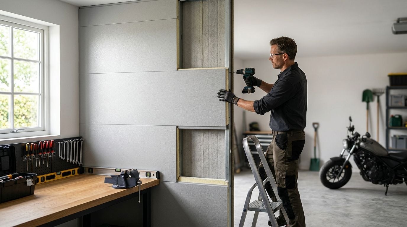 Best insulated wall panels for garages and sheds 2026