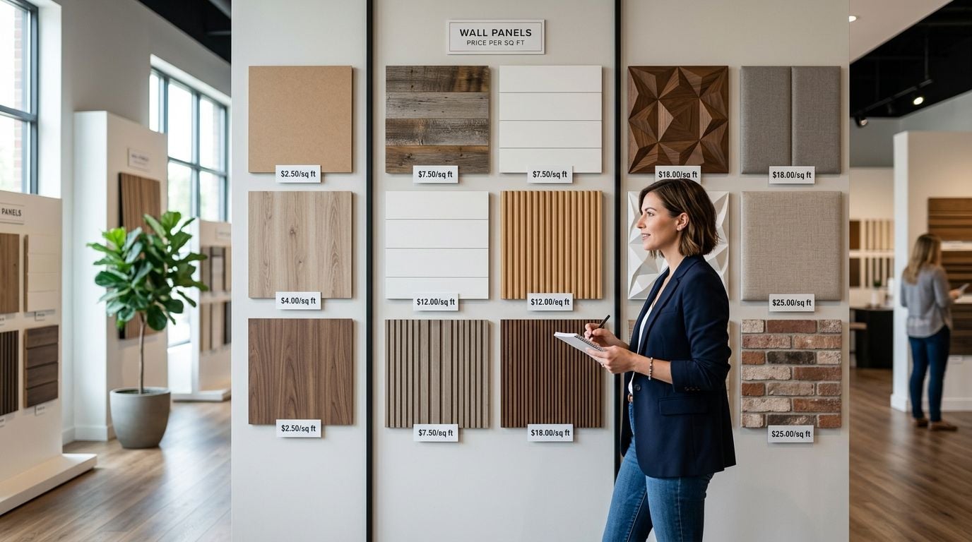 Wall panels ranked by price per square foot 2026