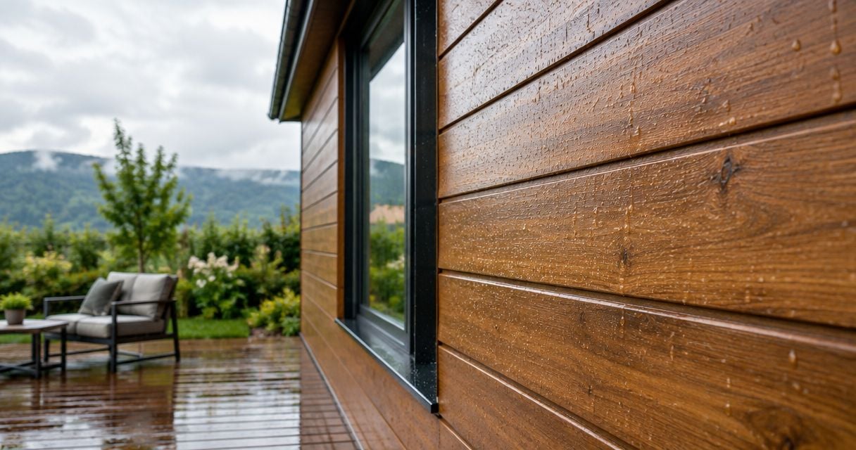 Are outdoor wood cladding panels weatherproof?