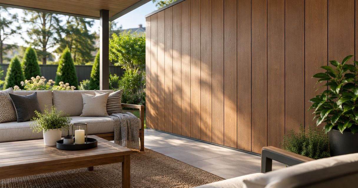 Are wall panels durable enough for outdoor patios?