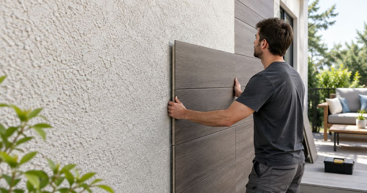Can wall panels be installed over textured stucco walls?