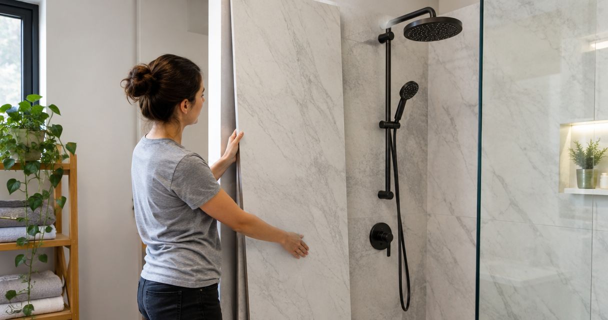 Can you install wall panels inside a shower?