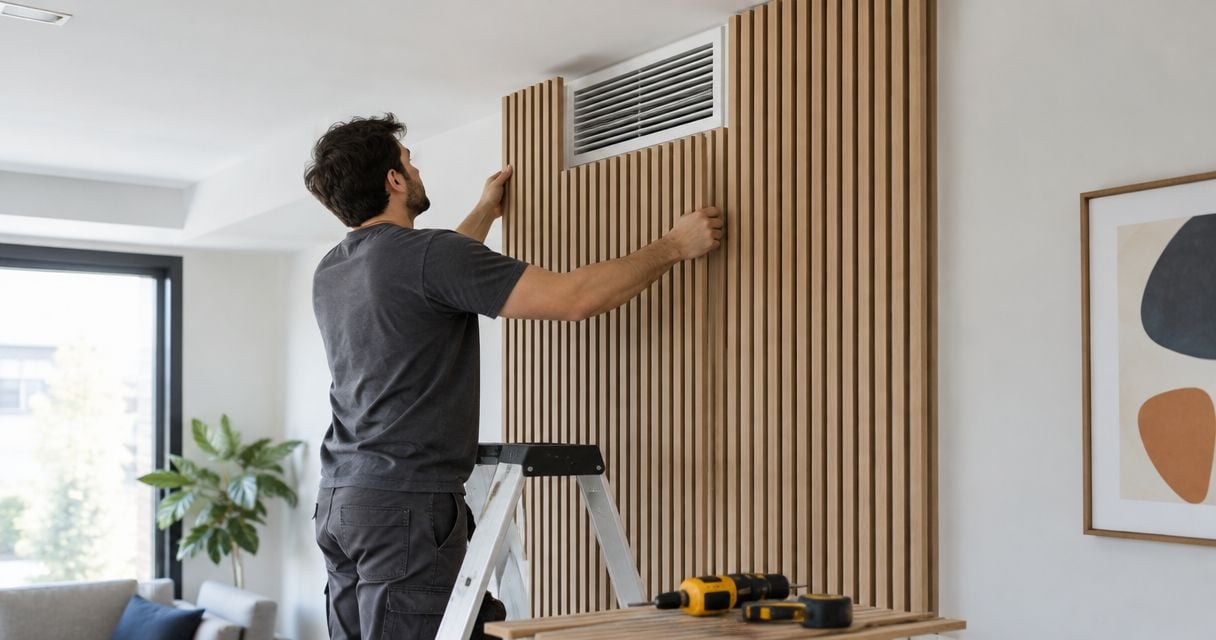 Installing wall panels around HVAC vents: 2026 workflow