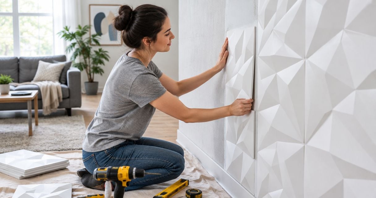 Is 3D wall paneling difficult to install?