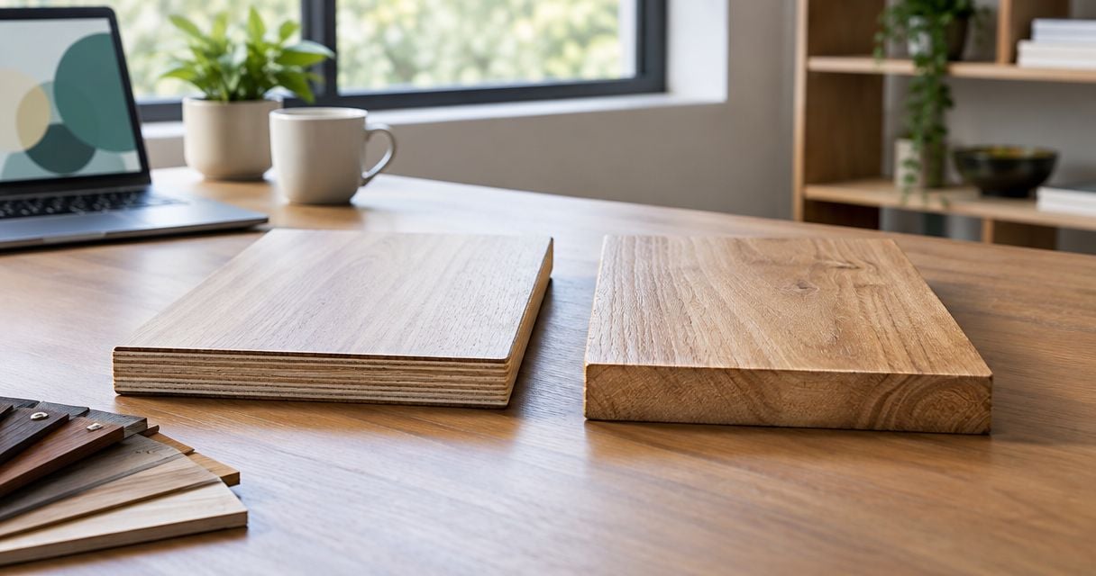 Is engineered wood veneer as durable as solid wood paneling?